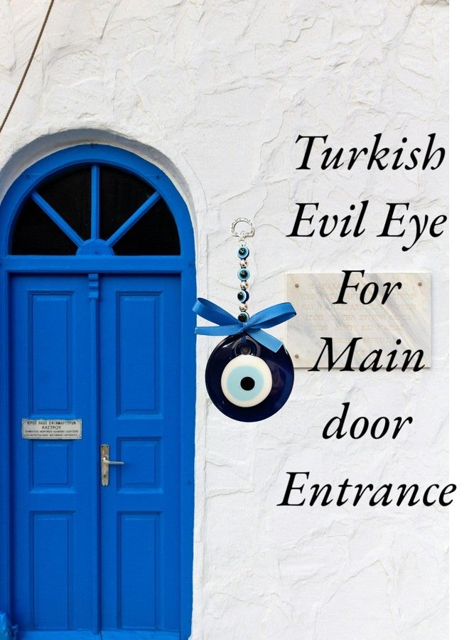 WARMINGO DE Big Size Evil Eye Hanging for Home or Office | Turkish Evil Eye for Home Main Door Entrance | Brings Good Luck & Prosperity | Evil Eye Wall Hanging (3 Eye Large) - Image 4